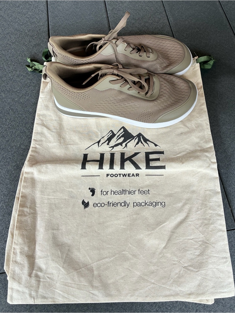 New Hike Flame Sneakers Taupe Women's 9